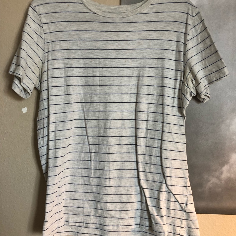 Striped short sleeved t-shirt
